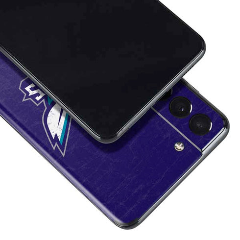 NBA Charlotte Hornets Distressed-Purple Galaxy S21 Plus 5G Skin