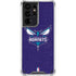 NBA Charlotte Hornets Distressed-Purple Galaxy S21 Ultra 5G Clear Case