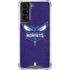 NBA Charlotte Hornets Distressed-Purple Galaxy S22 Clear Case