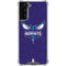 NBA Charlotte Hornets Distressed-Purple Galaxy S22 Plus Clear Case