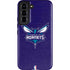 NBA Charlotte Hornets Distressed-Purple Galaxy S22 Pro Case