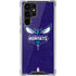 NBA Charlotte Hornets Distressed-Purple Galaxy S22 Ultra Clear Case