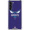 NBA Charlotte Hornets Distressed-Purple Galaxy S23 Plus Clear Case