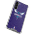 NBA Charlotte Hornets Distressed-Purple Galaxy S23 Plus Clear Case