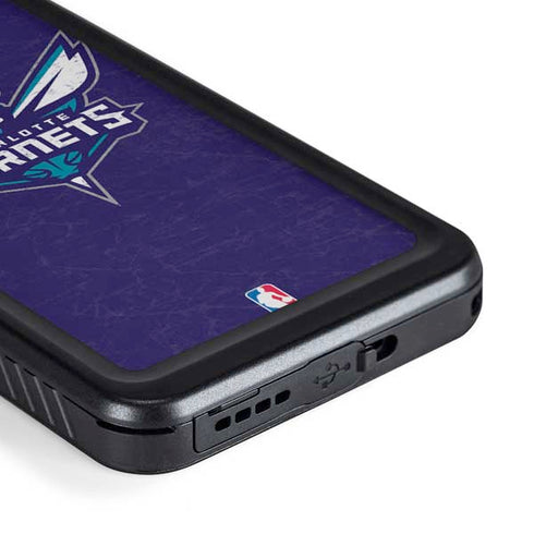 NBA Charlotte Hornets Distressed-Purple Galaxy S23 Plus Waterproof Case
