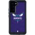 NBA Charlotte Hornets Distressed-Purple Galaxy S23 Waterproof Case