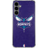 NBA Charlotte Hornets Distressed-Purple Galaxy S24 Plus Clear Case