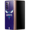 NBA Charlotte Hornets Distressed-Purple Galaxy Z Fold2 5G Skin