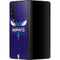 NBA Charlotte Hornets Distressed-Purple Galaxy Z Fold3 5G Skin