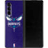 NBA Charlotte Hornets Distressed-Purple Galaxy Z Fold3 5G Skin