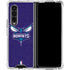 NBA Charlotte Hornets Distressed-Purple Galaxy Z Fold4 5G Clear Case