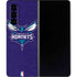 NBA Charlotte Hornets Distressed-Purple Galaxy Z Fold4 5G Skin