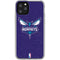 NBA Charlotte Hornets Distressed-Purple iPhone 11 Pro Clear Case