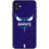 NBA Charlotte Hornets Distressed-Purple iPhone 11 Skin