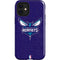 NBA Charlotte Hornets Distressed-Purple iPhone 12 Mini Impact Case