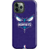 NBA Charlotte Hornets Distressed-Purple iPhone 12 Pro Impact Case