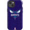 NBA Charlotte Hornets Distressed-Purple iPhone 13 Impact Case