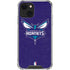 NBA Charlotte Hornets Distressed-Purple iPhone 13 Mini Clear Case