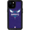 NBA Charlotte Hornets Distressed-Purple iPhone 13 Mini Waterproof Case