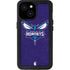 NBA Charlotte Hornets Distressed-Purple iPhone 13 Mini Waterproof Case