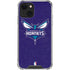 NBA Charlotte Hornets Distressed-Purple iPhone 14 Clear Case