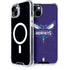 NBA Charlotte Hornets Distressed-Purple iPhone 15 MagSafe Case