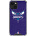 NBA Charlotte Hornets Distressed-Purple iPhone 15 Plus Clear Case
