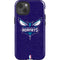 NBA Charlotte Hornets Distressed-Purple iPhone 14 Impact Case