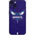 NBA Charlotte Hornets Distressed-Purple iPhone 15 Plus Skin