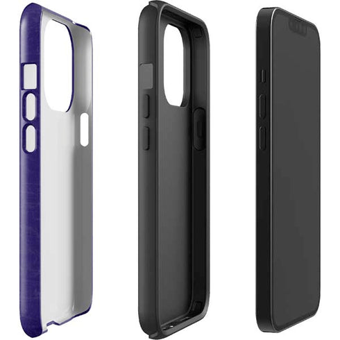 NBA Charlotte Hornets Distressed-Purple iPhone 14 Pro Impact Case