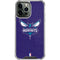 NBA Charlotte Hornets Distressed-Purple iPhone 14 Pro Max Clear Case