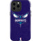 NBA Charlotte Hornets Distressed-Purple iPhone 14 Pro Max Impact Case