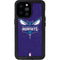 NBA Charlotte Hornets Distressed-Purple iPhone 14 Pro Max Waterproof Case