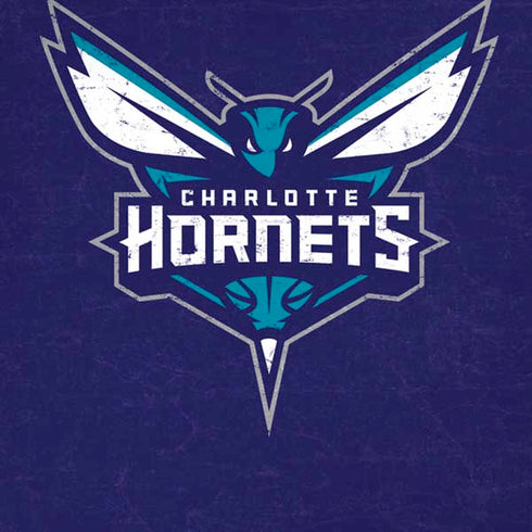 NBA Charlotte Hornets Distressed-Purple iPhone XR Skin