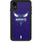 NBA Charlotte Hornets Distressed-Purple iPhone XR Waterproof Case