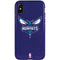 NBA Charlotte Hornets Distressed-Purple iPhone XS Pro Case