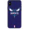 NBA Charlotte Hornets Distressed-Purple iPhone XS Skin