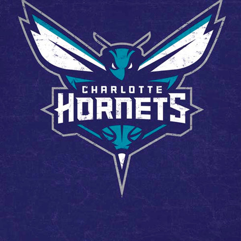 NBA Charlotte Hornets Distressed-Purple iPhone XS Skin