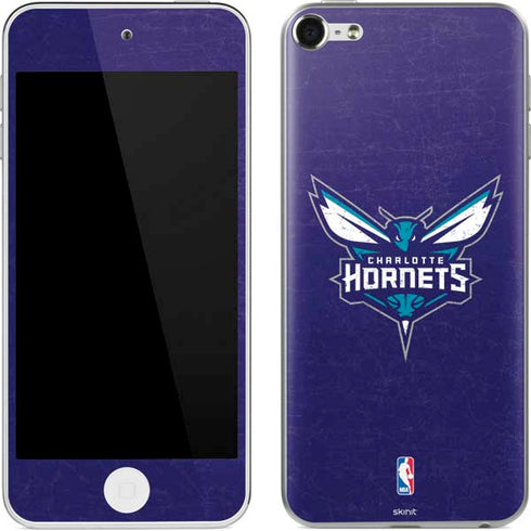 NBA Charlotte Hornets Distressed-Purple Apple iPod Skin