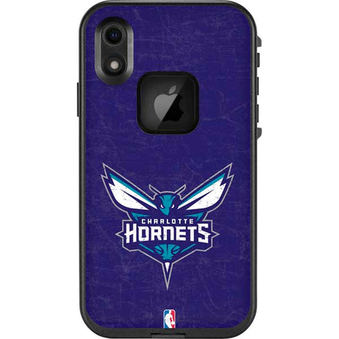 NBA Charlotte Hornets Distressed-Purple LifeProof Fre iPhone Skin