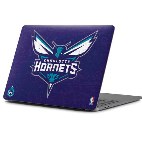 NBA Charlotte Hornets Distressed-Purple Apple MacBook Pro 13-inch Skin