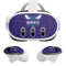 NBA Charlotte Hornets Distressed-Purple Meta Quest 3 Skin