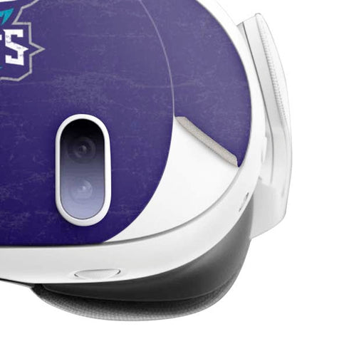 NBA Charlotte Hornets Distressed-Purple Meta Quest 3 Skin