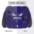 NBA Charlotte Hornets Distressed-Purple Nintendo Switch Bundle Skin