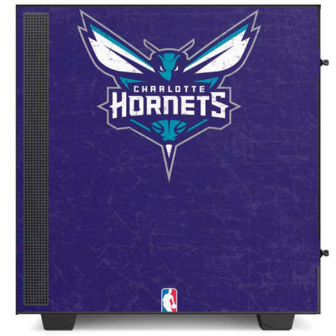 NBA Charlotte Hornets Distressed-Purple NZXT H510 Compact ATX Mid-Tower Case Skin