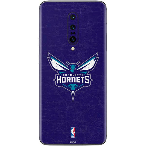 NBA Charlotte Hornets Distressed-Purple OnePlus 7 Pro Skin