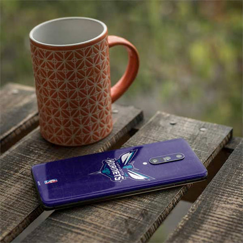 NBA Charlotte Hornets Distressed-Purple OnePlus 7 Pro Skin
