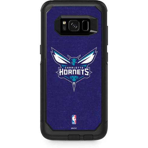 NBA Charlotte Hornets Distressed-Purple Otterbox Commuter Galaxy Skin