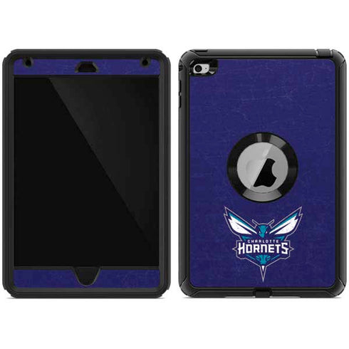 NBA Charlotte Hornets Distressed-Purple Otterbox Defender iPad Skin