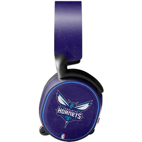 NBA Charlotte Hornets Distressed-Purple SteelSeries Arctis 3 Skin